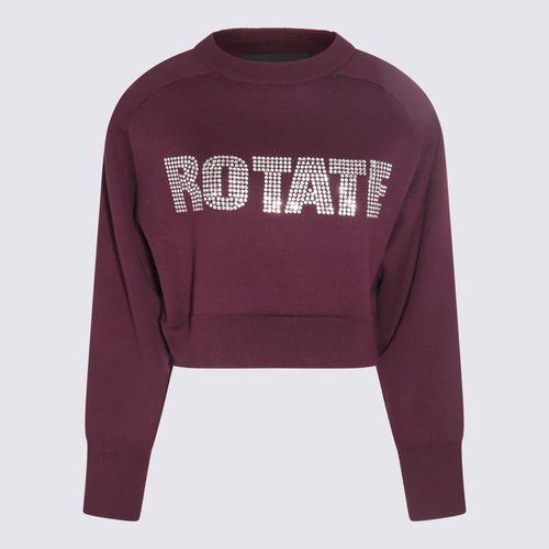 Pickled Beet Cotton And Cashmere Blend Sweater - Rotate by Birger Christensen - Modalova