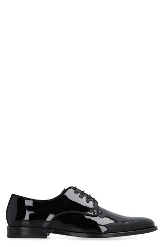 Patent Leather Lace-up Derby Shoes - Dolce & Gabbana - Modalova
