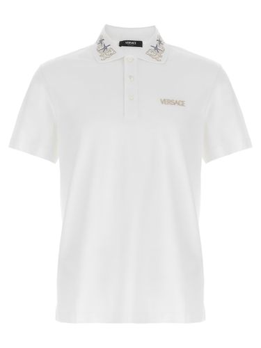 Versace barocco Sea Polo Shirt - Versace - Modalova