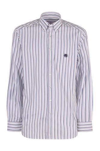 Button-down Collar Cotton Shirt - Etro - Modalova