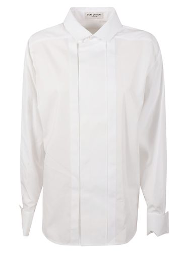 Saint Laurent Pleated Shirt - Saint Laurent - Modalova
