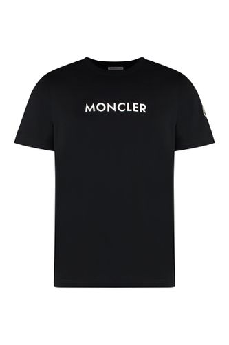 Moncler Logo Cotton T-shirt - Moncler - Modalova