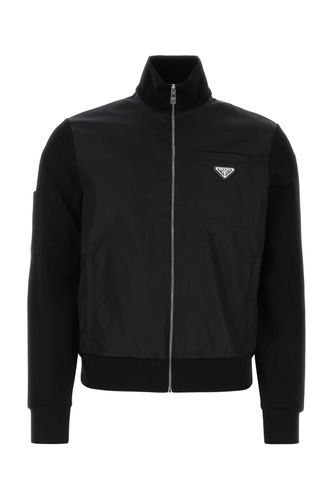 Prada Black Cotton Blend Jacket - Prada - Modalova