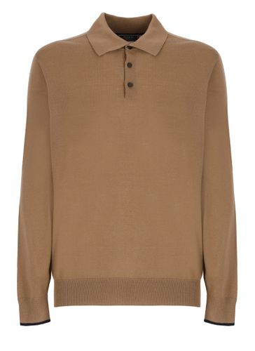 Peserico Virgin Wool Polo Shirt - Peserico - Modalova