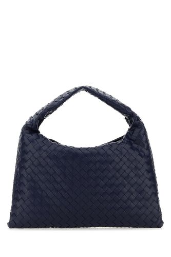 Dark Leather Small Hop Shoulder Bag - Bottega Veneta - Modalova