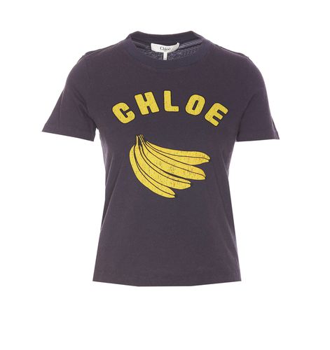 Chloé Baby Fit Logo T-shirt - Chloé - Modalova