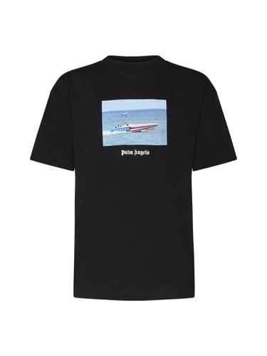 Getty Speedboat Print T-shirt - Palm Angels - Modalova