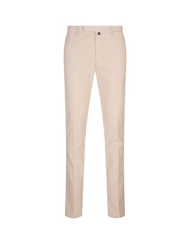 Cream Corduroy Slim Fit Trousers - Incotex - Modalova