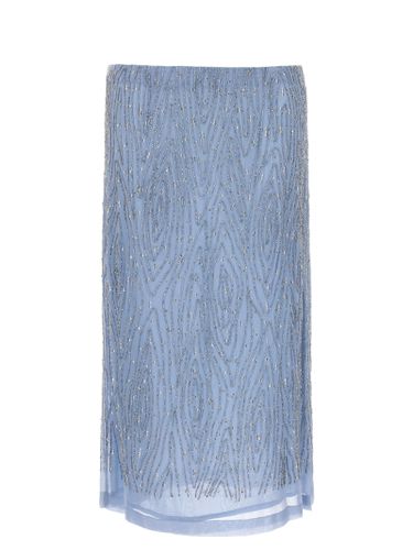 Parosh Sequins And Beads Skirt - Parosh - Modalova