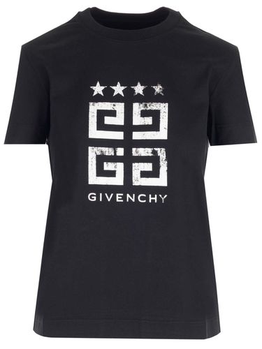 Givenchy 4g Stars Silm Fit T-shirt - Givenchy - Modalova