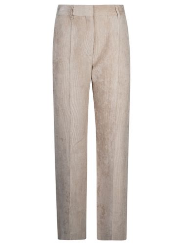 Straight Leg Knit Trousers - Brunello Cucinelli - Modalova