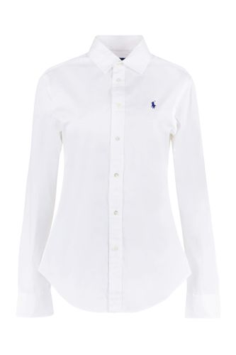 Logo Embroidery Cottond Shirt - Polo Ralph Lauren - Modalova