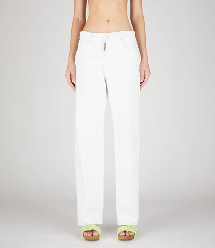 White Dyed San Diego Jeans - Dsquared2 - Modalova