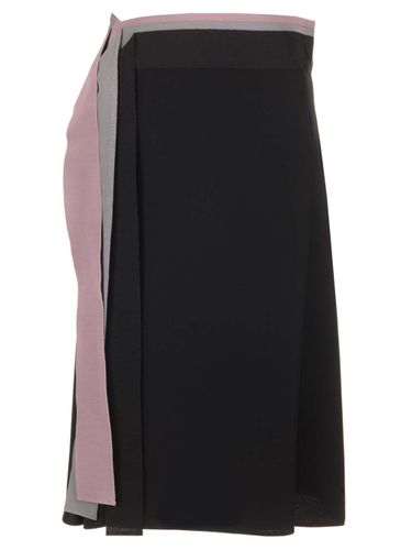 Fendi Silk Cady Midi Skirt - Fendi - Modalova