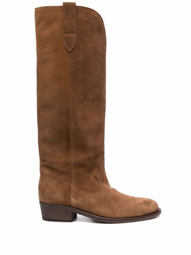 Via Roma 15 Brown Suede Boots - Via Roma 15 - Modalova