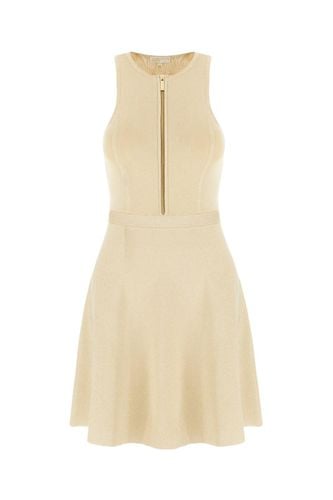 Zip Detailed Crewneck Sleeveless Dress - Michael Kors - Modalova