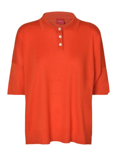 Three-buttoned Polo Shirt - f cashmere - Modalova