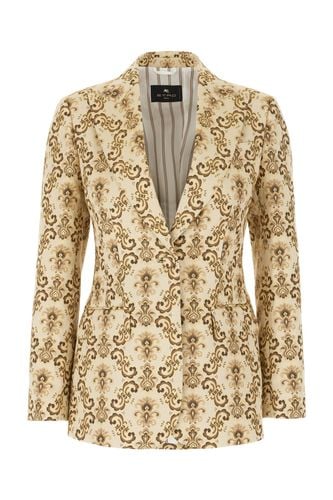 Embroidered Polyester Blend Blazer - Etro - Modalova