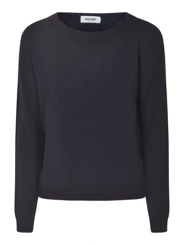 Base Plain Knit Ribbed Sweater - Base - Modalova