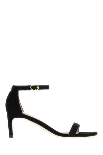 Stuart Weitzman Black Suede Sandals - Stuart Weitzman - Modalova