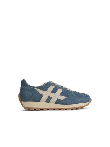 H673 Light Blue Leather Sneakers - Hogan - Modalova