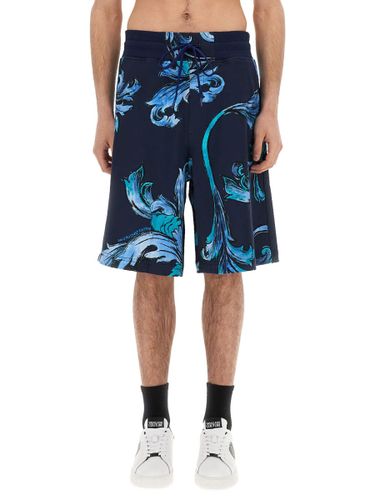 Sports Shorts Outline Baroque - Versace Jeans Couture - Modalova