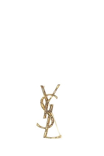 Saint Laurent Gold Metal Pin - Saint Laurent - Modalova