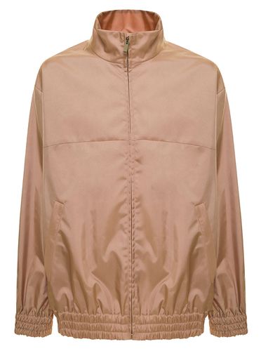 Beige Drop-shoulder Lightweight Jacket In Polyester Man - Valentino Garavani - Modalova