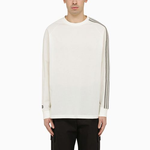 Crew-neck Long Sleeves T-shirt With Logo - Y-3 - Modalova