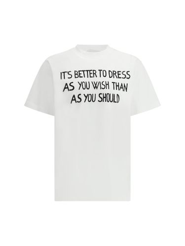 Moschino T-shirt With Text - Moschino - Modalova