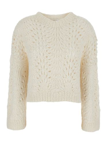 Criseide Crewneck Sweater In Open Knit Woman - Antonelli - Modalova