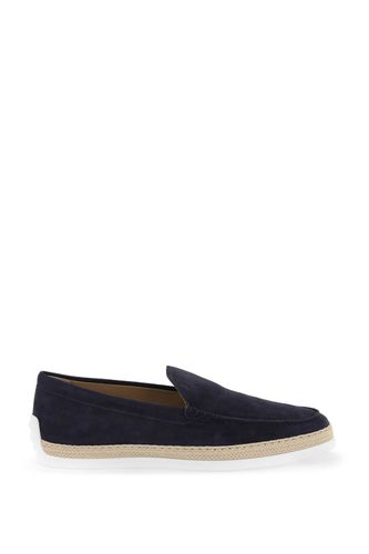 Suede Slip-on With Rafia Insert - Tod's - Modalova