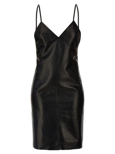 Saint Laurent Leather Slip Dress - Saint Laurent - Modalova