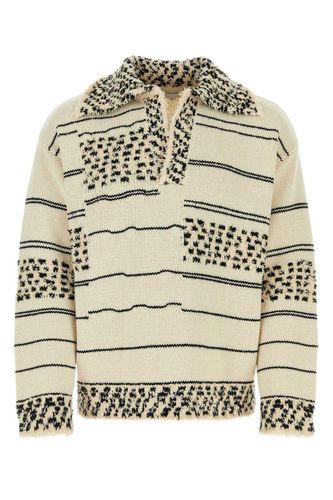 Bottega Veneta Striped Polo Sweater - Bottega Veneta - Modalova