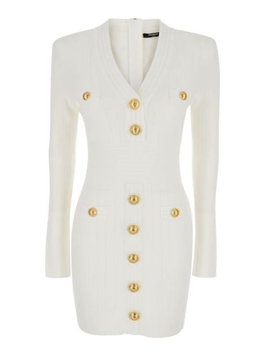 Balmain Short Knitted Dress - Balmain - Modalova