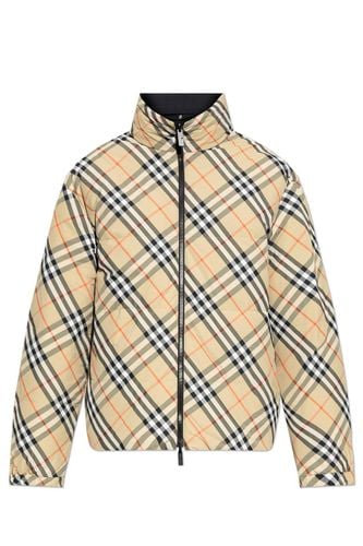 Checked Zip-up Reversible Padded Jacket - Burberry - Modalova