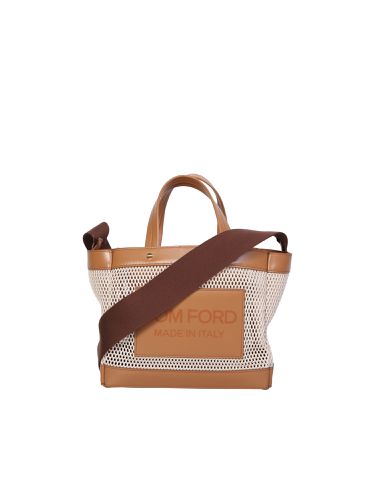 And Beige Mini Shopping Bag - Tom Ford - Modalova