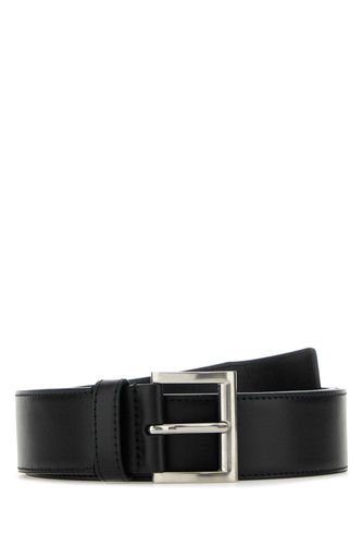 Prada Black Leather Belt - Prada - Modalova