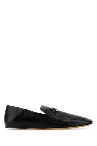 Black Leather Elaine Loafers - Ferragamo - Modalova