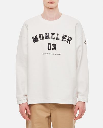 Moncler Cotton Sweatshirt - Moncler - Modalova