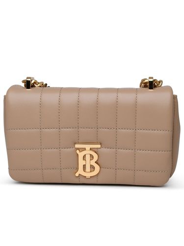 Burberry Lola Bag In Beige Leather - Burberry - Modalova