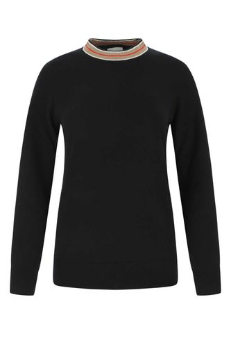 Burberry Black Cashmere Sweater - Burberry - Modalova