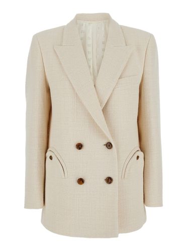 Missy Double-breasted Jacket With Peak Revers In Cotton Blend Woman - Blazé Milano - Modalova