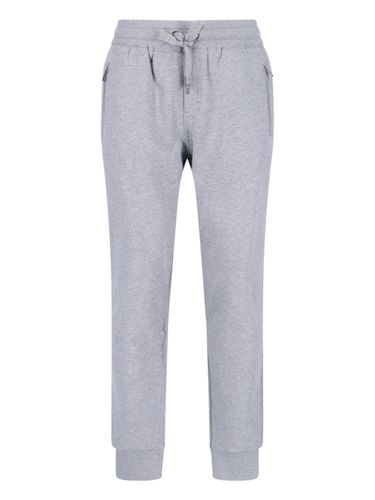 Logo Plaque Jersey Jogging Pants - Dolce & Gabbana - Modalova