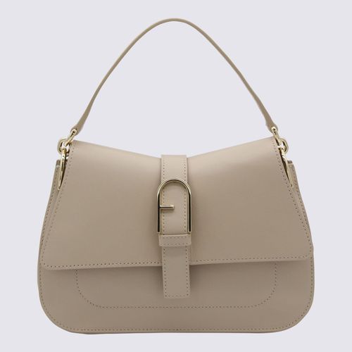 Furla Cream Leather Flow Bag - Furla - Modalova