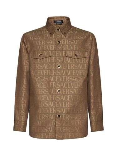 Versace Tech Canvas Overshirt - Versace - Modalova