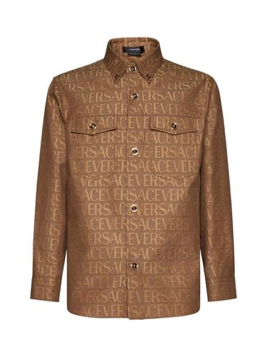 Versace Tech Canvas Overshirt - Versace - Modalova