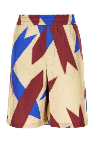 Printed Silk Bermuda Shorts - Pierre-Louis Mascia - Modalova