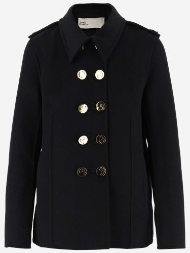 Double-breasted Wool Coat - Tory Burch - Modalova