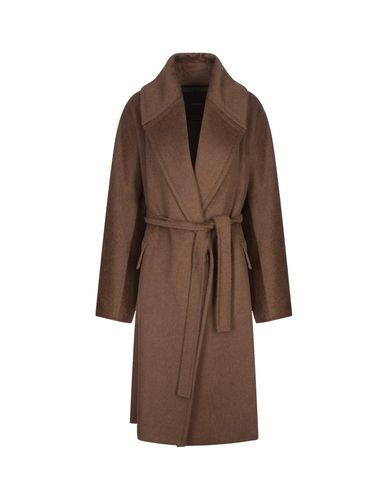 Max Mara Belted Long-sleeved Coat - Max Mara - Modalova